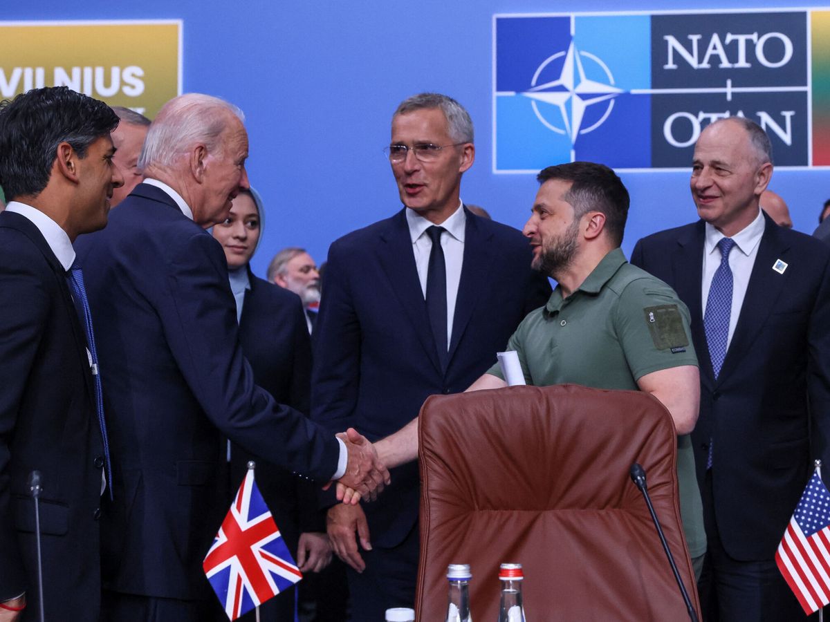 Foto: Cumbre de la OTAN en Vilna. (Reuters/Yves Herman)