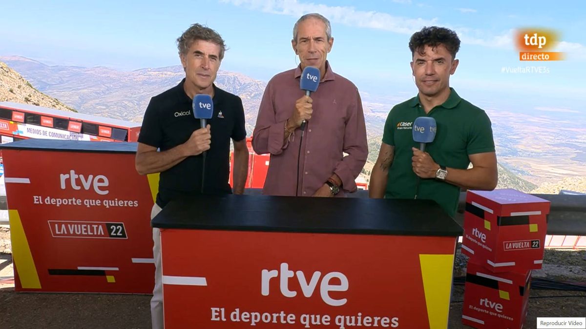 TVE, obligada a disculparse por un desafortunado comentario durante La Vuelta