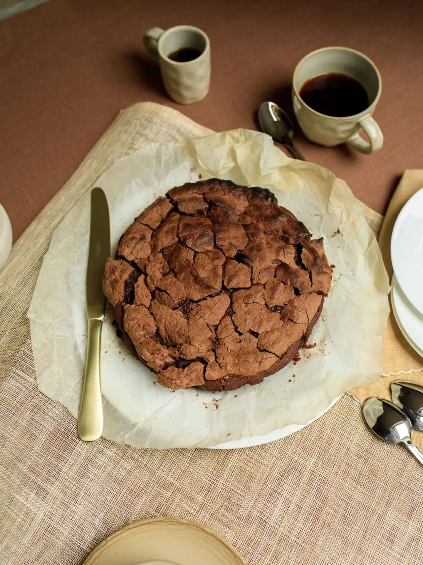 Recetas de tartas de Zara Home: tarta de chocolate y café. (Cortesía/Zara Home)