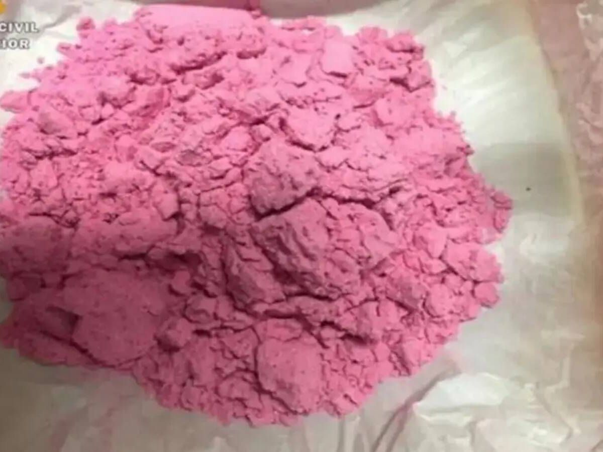 Foto: Un alijo incautado de cocaína rosa o tusi, en una imagen de archivo. (Guardia Civil/Ministerio del Interior)