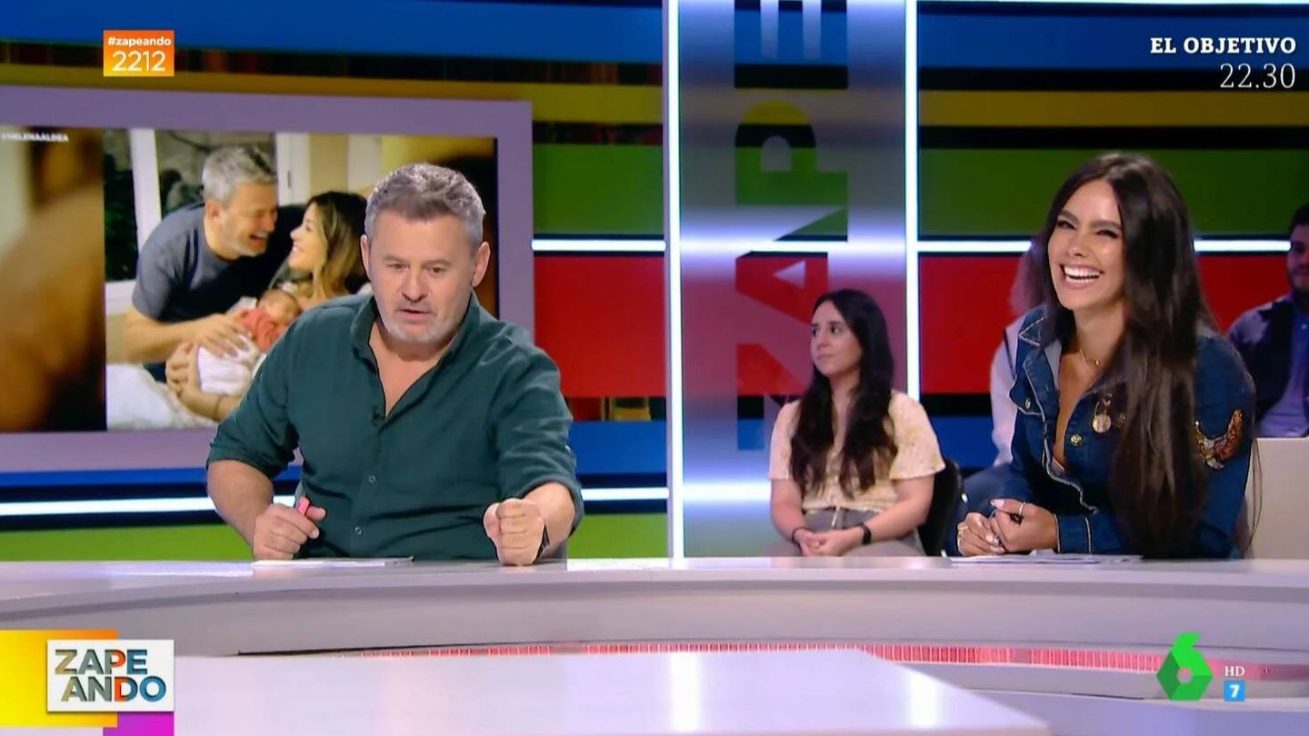Miki Nadal y Cristina Pedroche en 'Zapeando'. (Atresmedia Televisión)