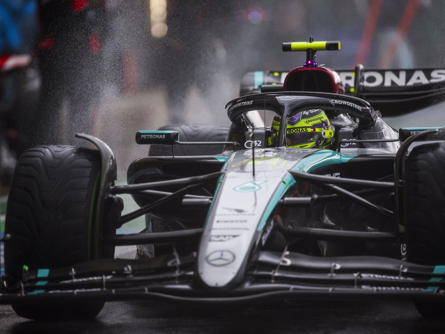 Mercedes ha ganado dos de las últimas carreras, pero Hungaroring será un test para el nuevo alerón. (Europa Press)