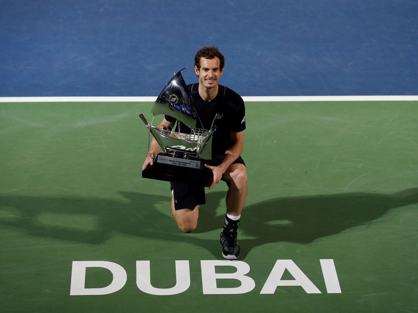 Dubái, marzo de 2017. El último título de Andy Murray. (Reuters)