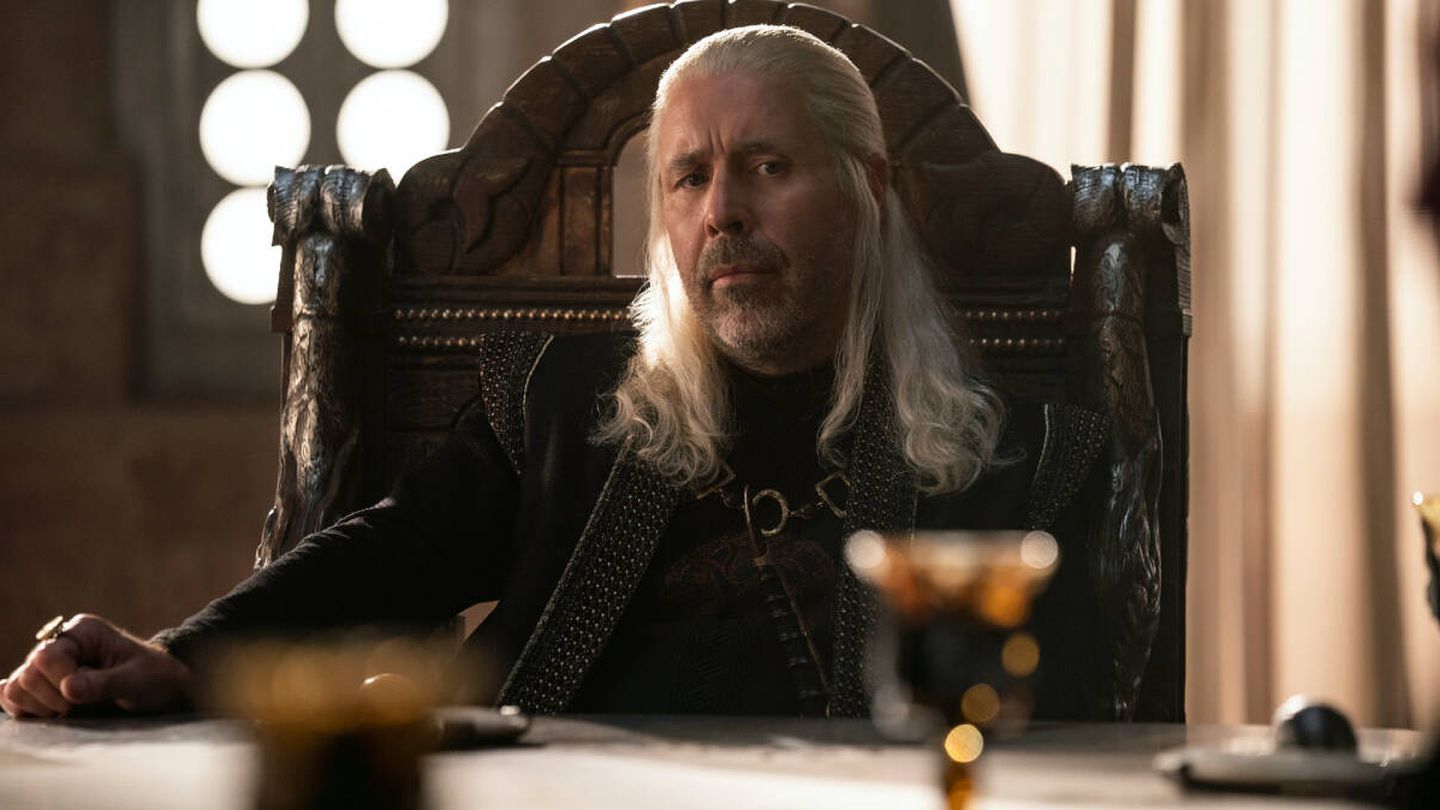 Paddy Considine es el rey Viserys Targaryen en 'La casa del dragón'. (HBO)