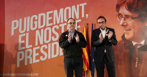 Foto: Los exconsejeros Jordi Turull y Josep Rull. (Reuters)