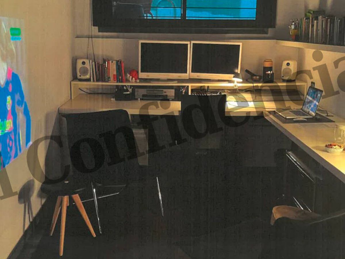 Foto: Una de las imágenes del despacho remitidas por Enríquez Romero a Hacienda.