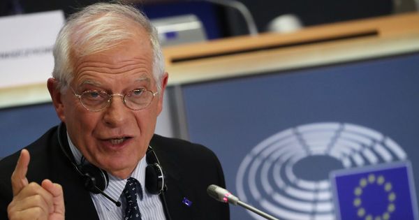 Foto: El alto representante para la Política Exterior de la UE designado, el español Josep Borrell, participa en su audiencia confirmatoria ante el Parlamento Europeo. (Reuters)