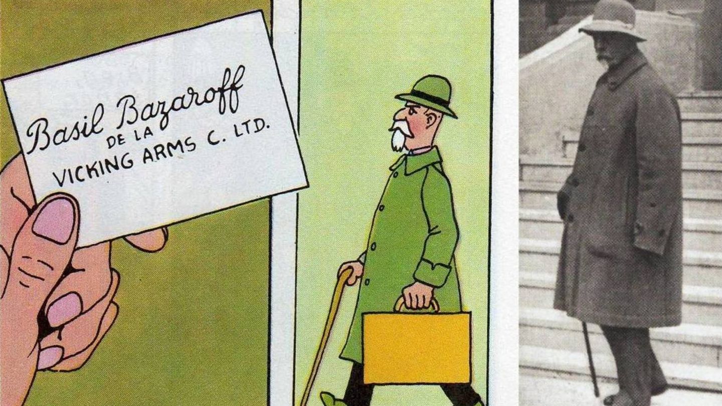 Basil Zaharoff inspiró una historia de Tintin