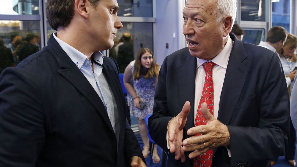 Margallo coincide con la tesis de Rivera: "Es un gran estadista y un gran español"