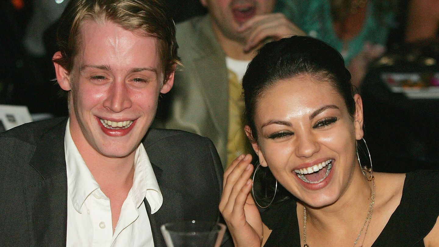 Macaulay y Mila, en una imagen de 2005. (Getty/Ethan Miller)