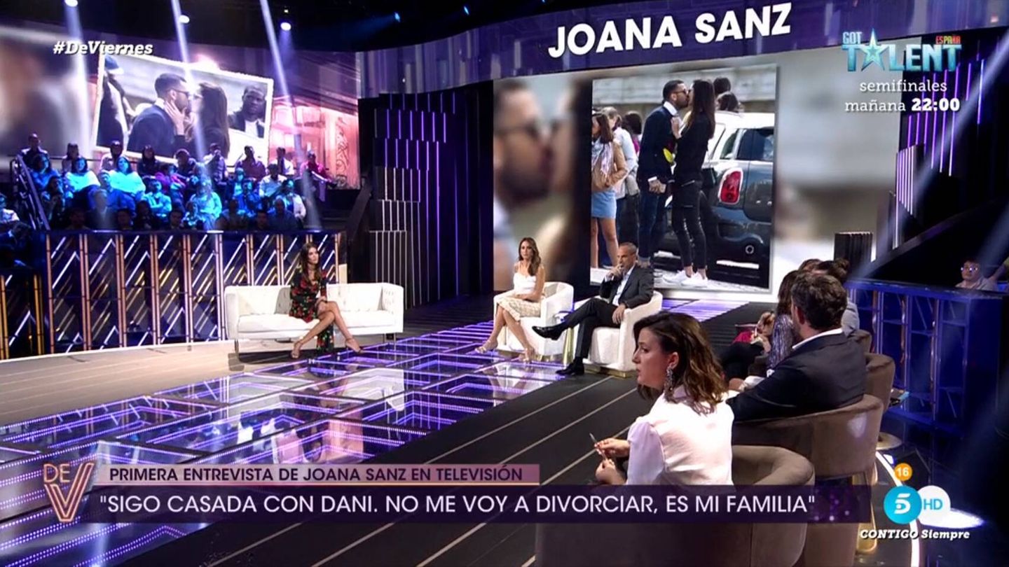 Joana Sanz, en 'De Viernes'. (Mediaset)