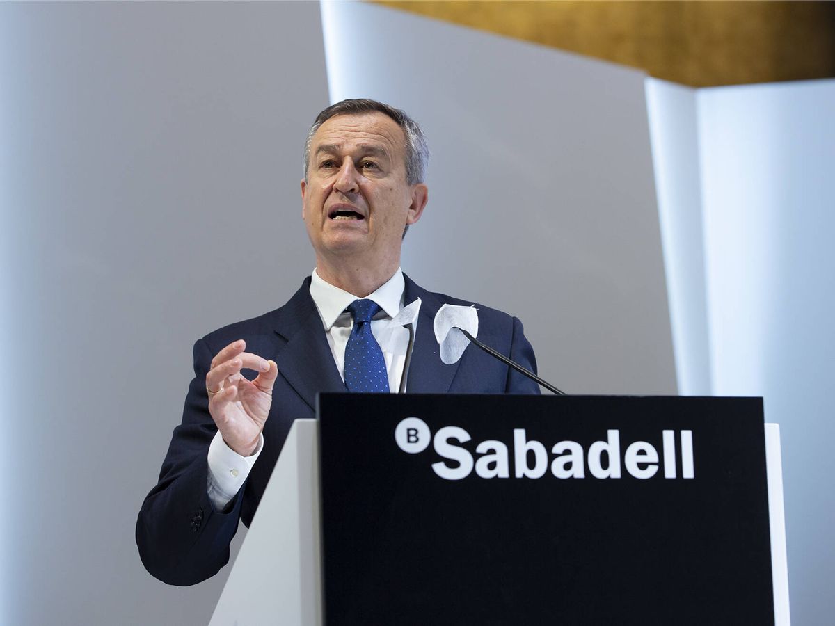 Foto: César Gónzalez-Bueno, CEO de Banco Sabadell. (Sabadell)