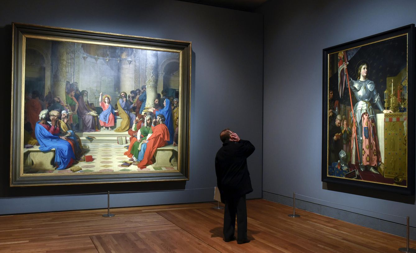 Exposición de Ingres en el Museo del Prado. (EFE)