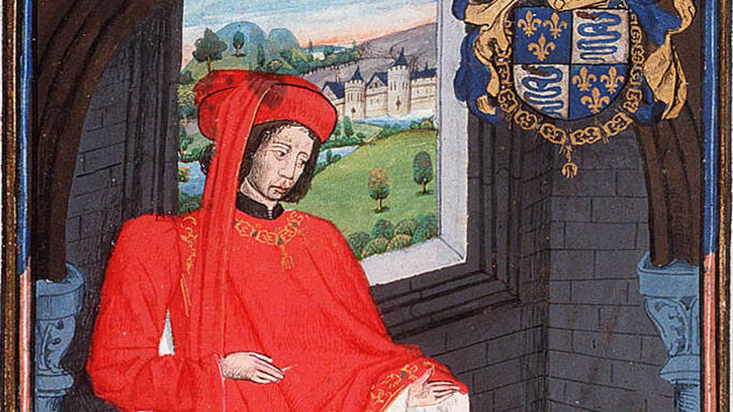 Retrato de Carlos de Valois o Carlos I de Órleans prisionero en la torre. Fuente: Wikipedia