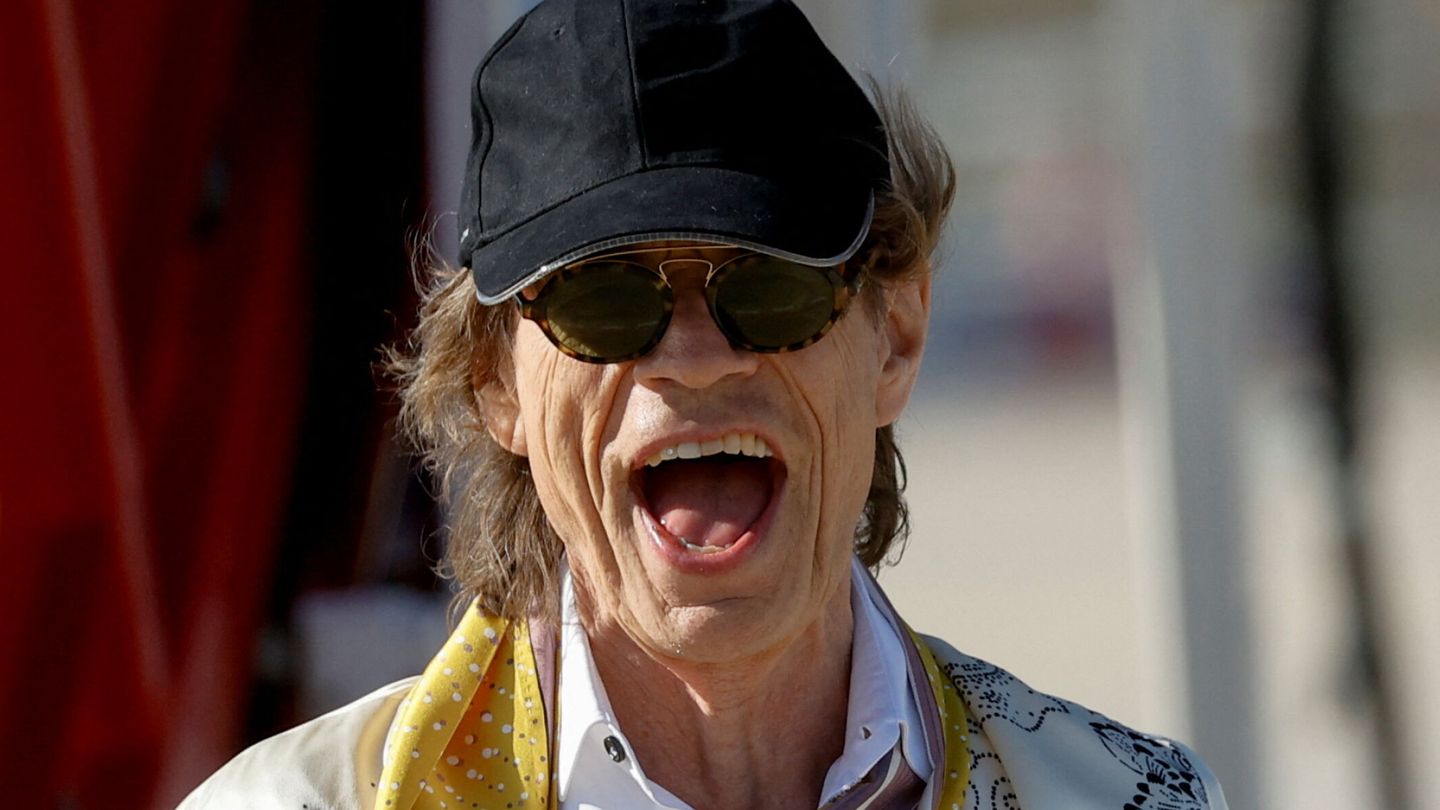 Mick Jagger, a su llegada a Madrid. (Reuters/Juan Medina)