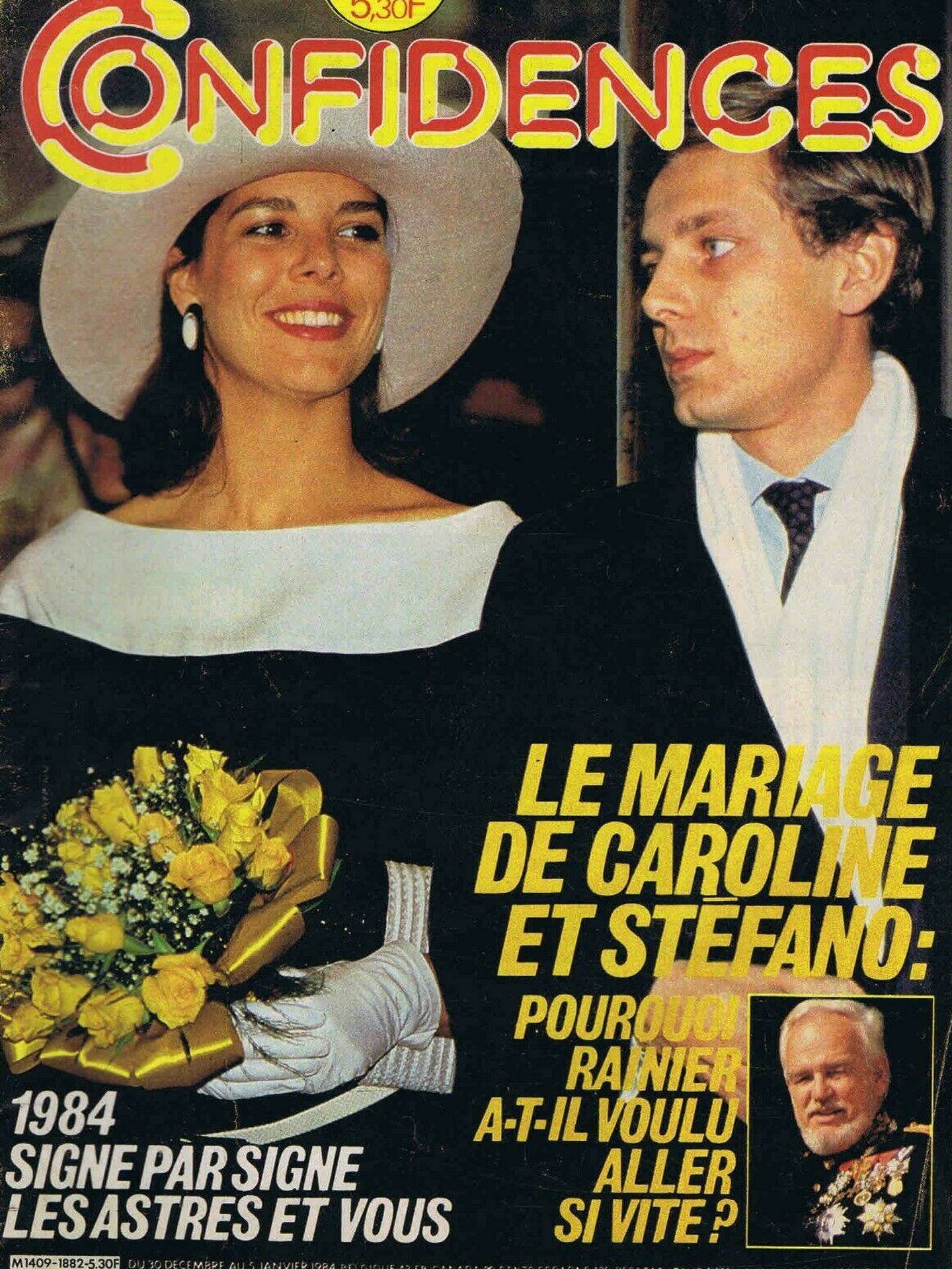 Una de las portadas de la época, que se planteaba por qué la boda había tenido lugar tan rápido. 