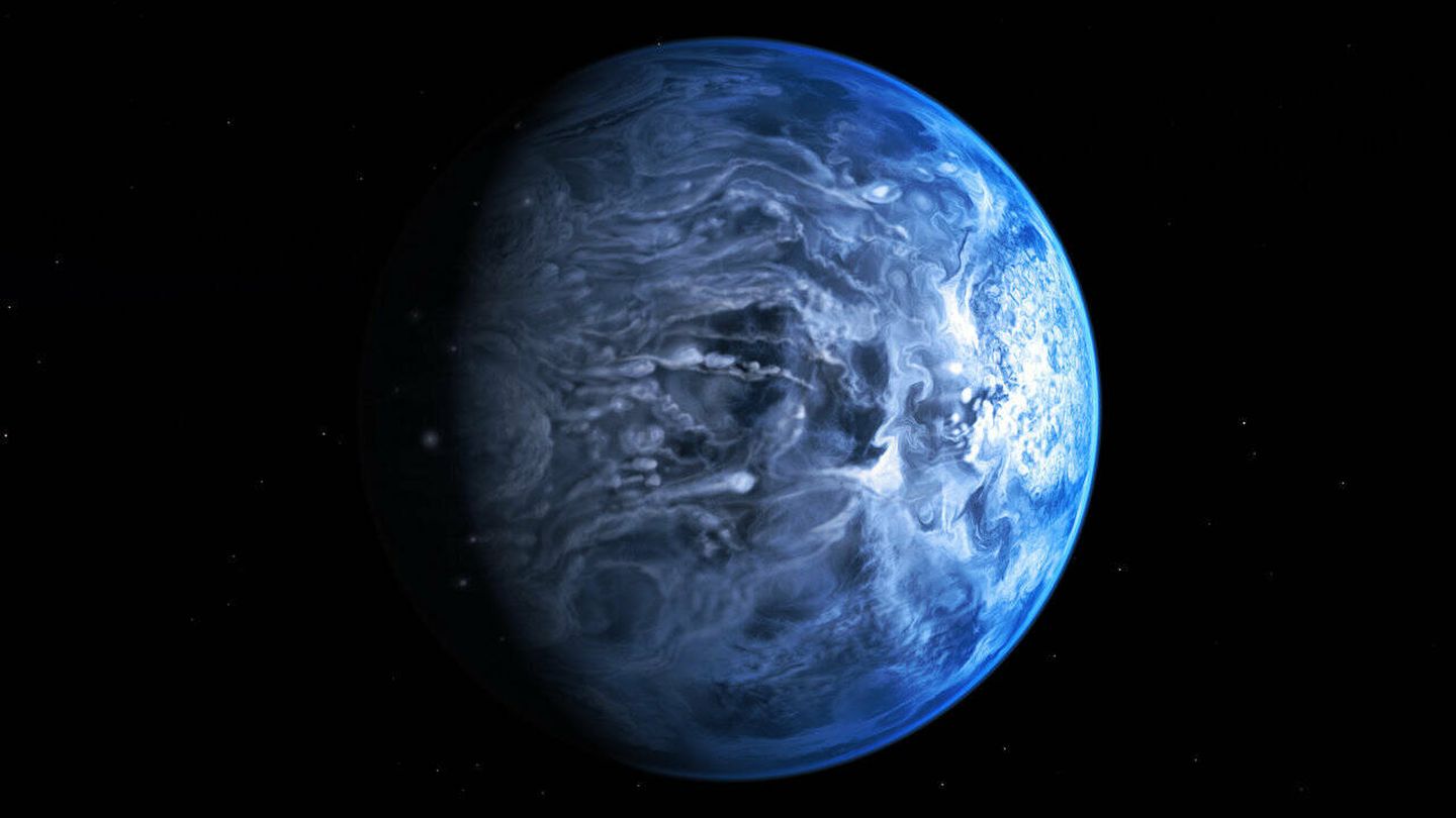 Representación del exoplaneta HD 189733 b, uno de los candidatos. (NASA)