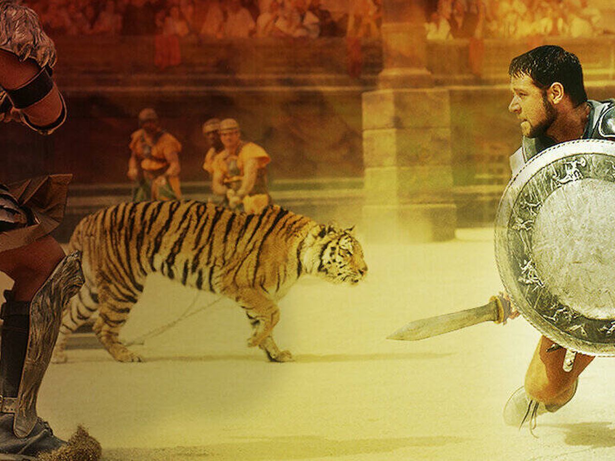 Foto: Fotograma de la película 'Gladiador'. (Netflix)