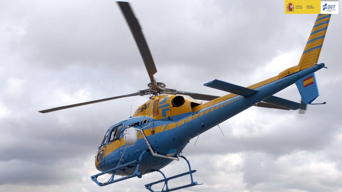 El helicóptero de DGT accidentado paró en una zona no preparada para ir a comer