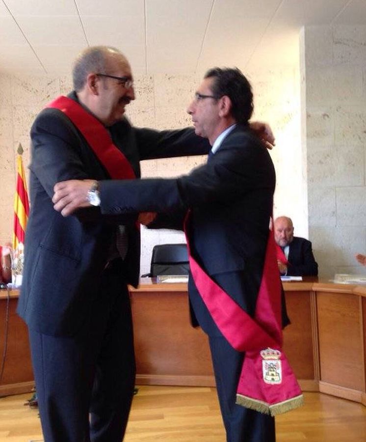 Foto: Manuel Rando (i) y Joaquín Peribáñez (d). (Foto: PSOE Aragón)