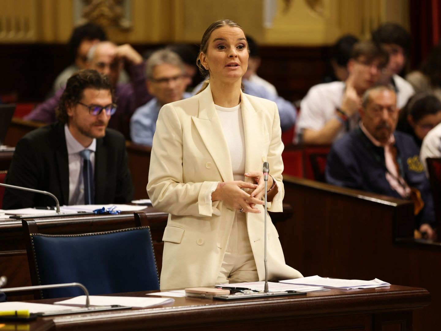 La presidenta del Govern balear, Marga Prohens. (Europa Press/Tomàs Moyà)