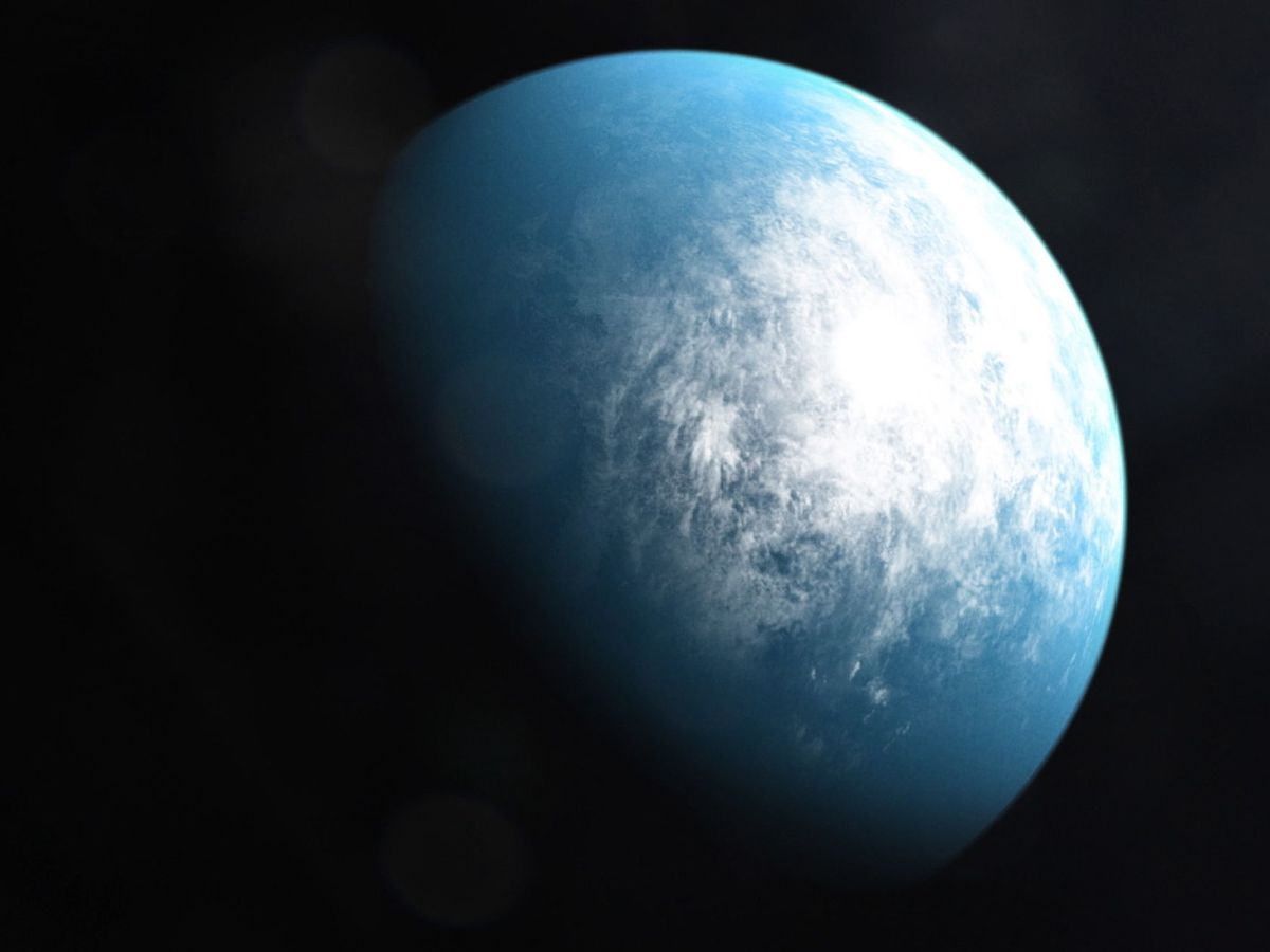 Foto: Imagen de un exoplaneta. Foto NASA