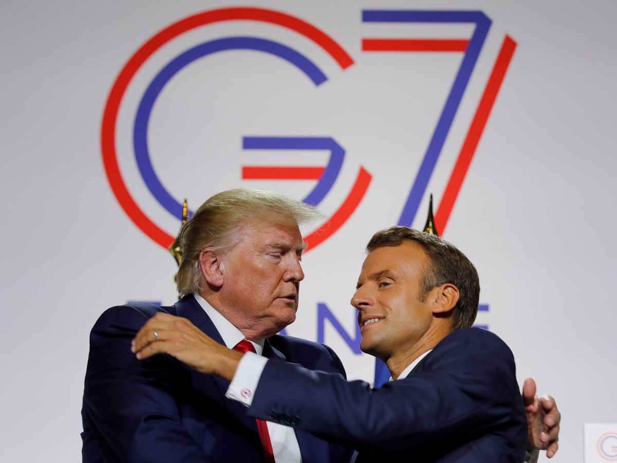 Foto: Trump y Macron, en una imagen de archivo. (Reuters)