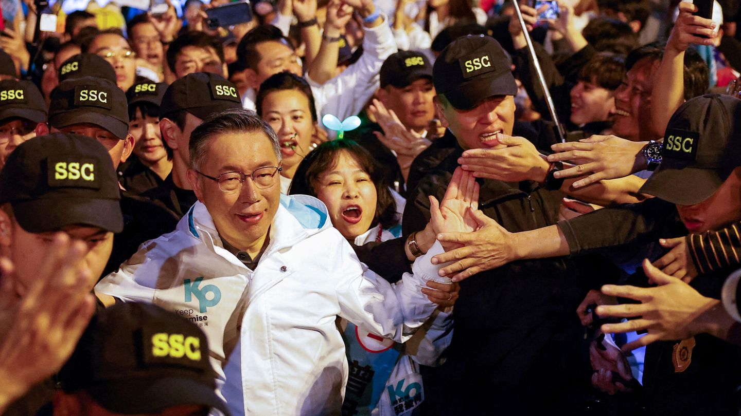 Ko Wen-je, candidato presidencial del Partido Popular de Taiwán (TPP). (Reuters/Ann Wang)
