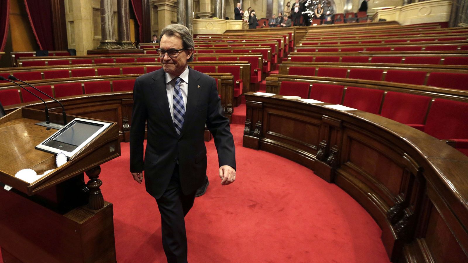 Foto: Artur Mas, en el Parlament. (EFE)