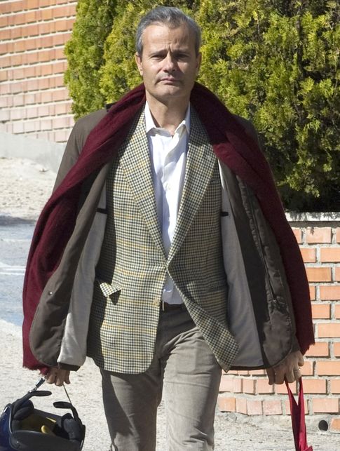 El empresario Javier Merino por las calles de Madrid (Gtres)