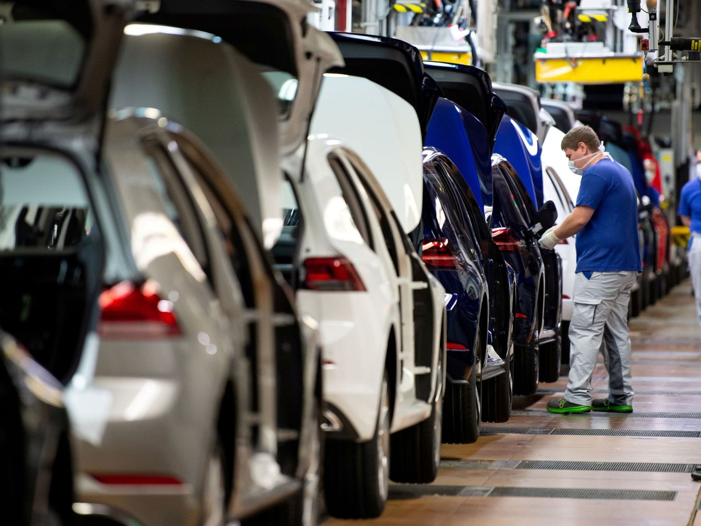 Fábrica de Volkswagen, ya funcionando. (Reuters)