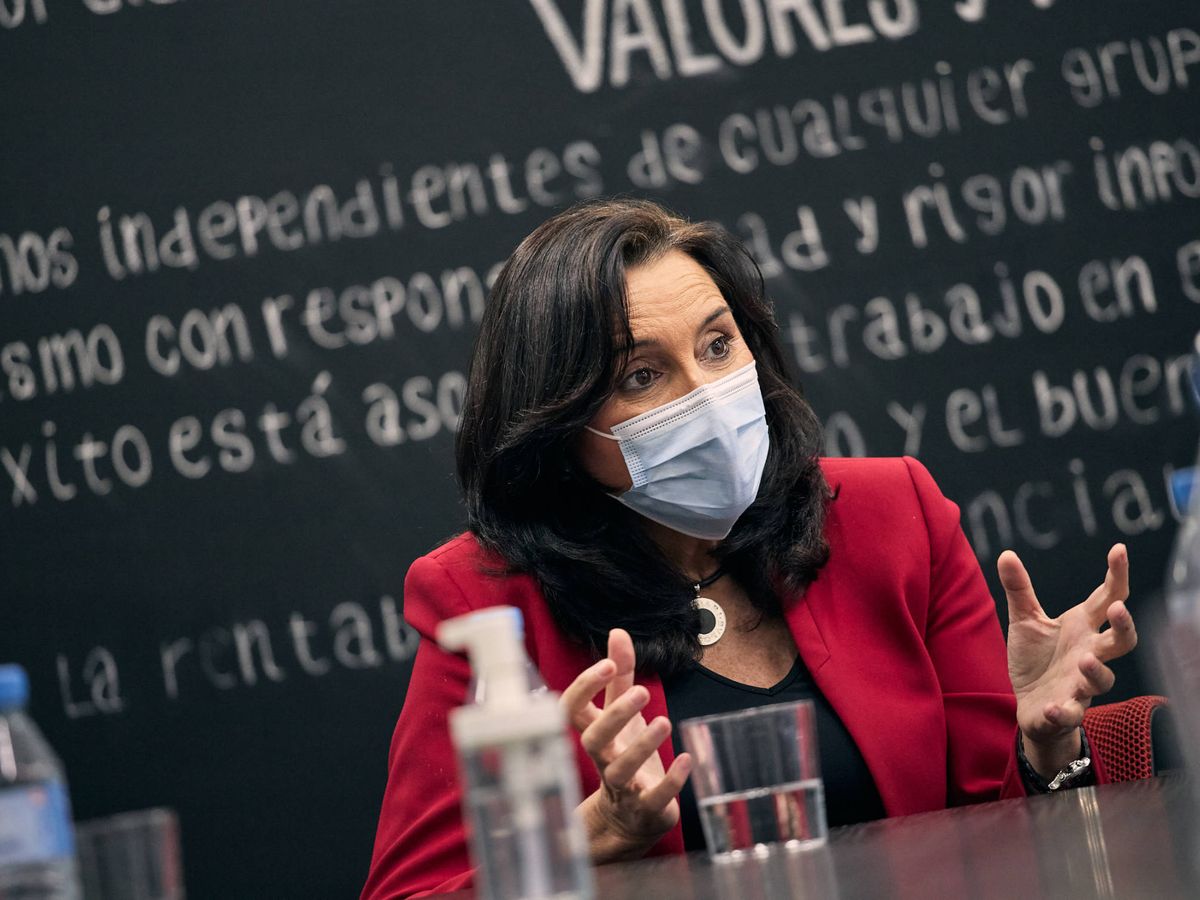 Foto: Remedios Orrantia, presidenta de la Fundación Vodafone España. (J. Á. Manzano)