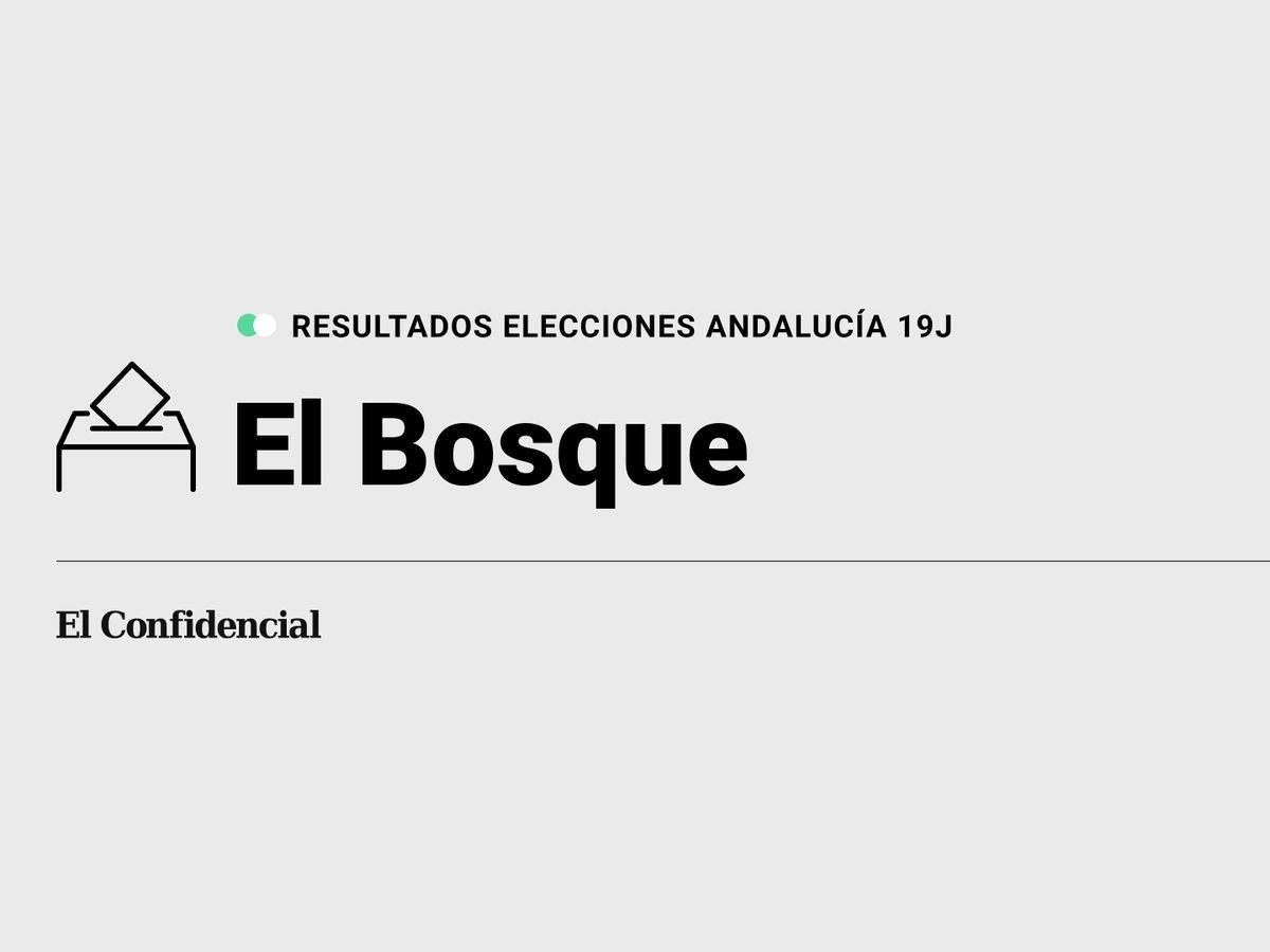 Foto: Resultados en El Bosque, Cádiz, de las elecciones de Andalucía 2022 este 19-J (C.C./Diseño EC)
