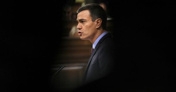 Foto: Pedro Sánchez, este 12 de diciembre durante su intervención inicial en el pleno del Congreso. (Reuters)