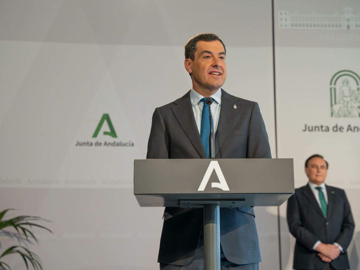 Foto: Juanma Moreno, presidente de Andalucía. (Europa Press/Eduardo Briones)