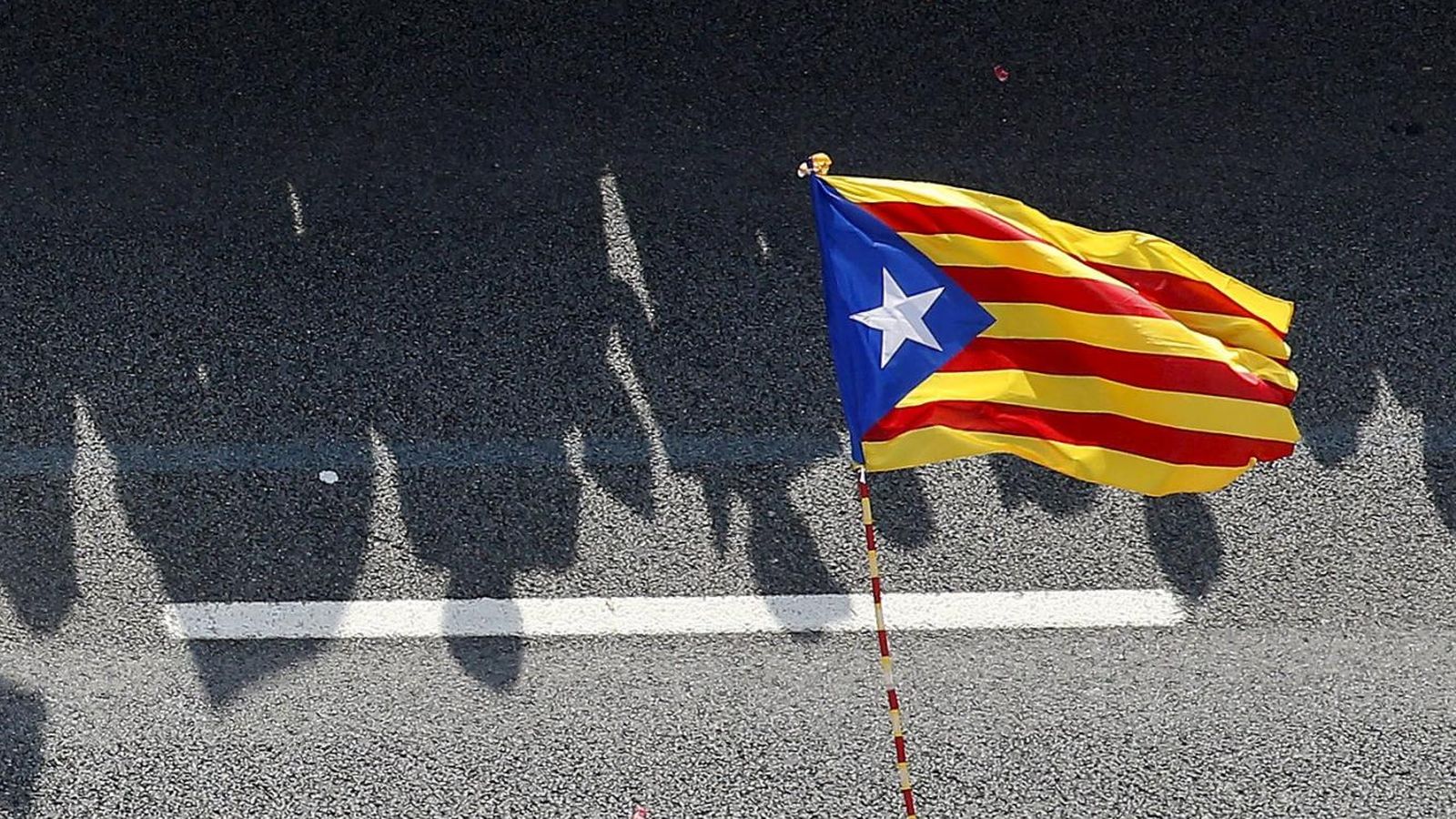 Foto: Una bandera independentista. (Reuters)