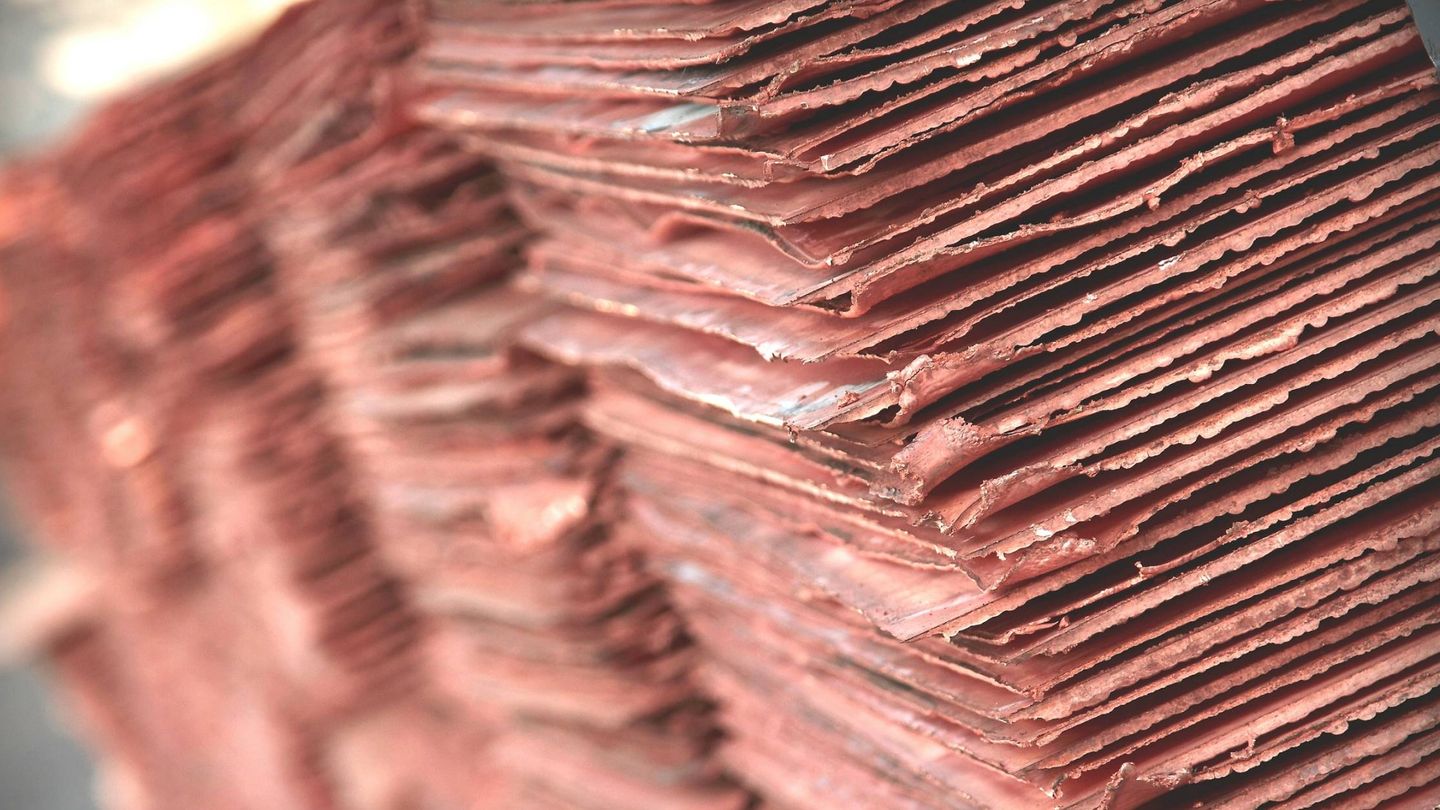 Cátodos de cobre. (Atlantic Copper)
