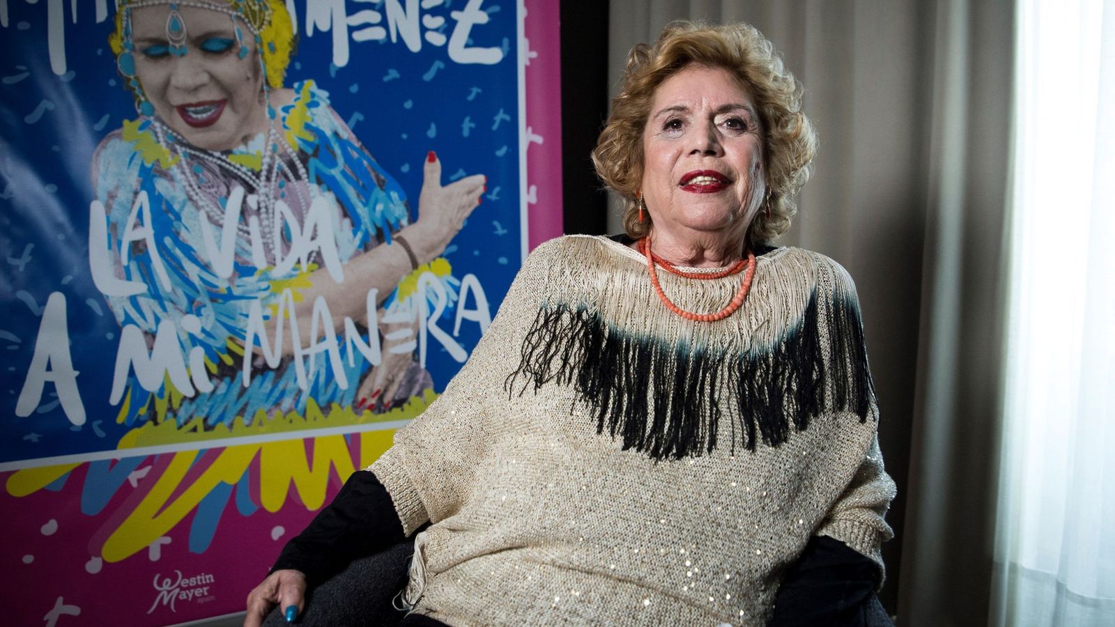 La cantante María Jiménez, en una de sus últimas entrevistas. (EFE)