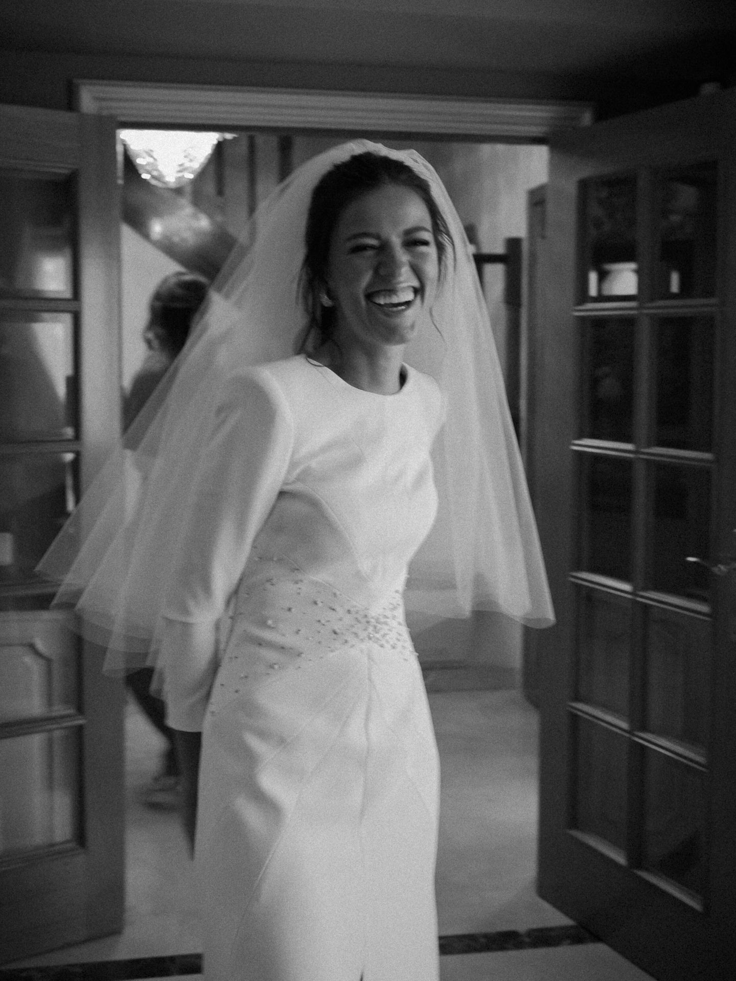 Marina, el día de su boda. (Foto Ópalo)