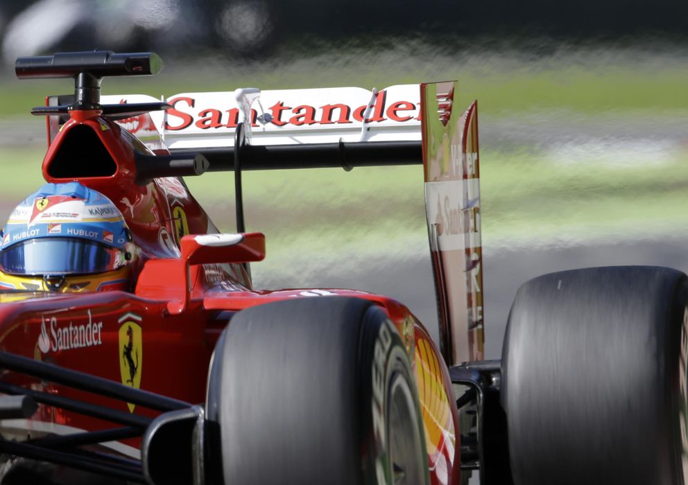 Foto: Fernando Alonso, séptimo en la clasificación del GP de Italia.