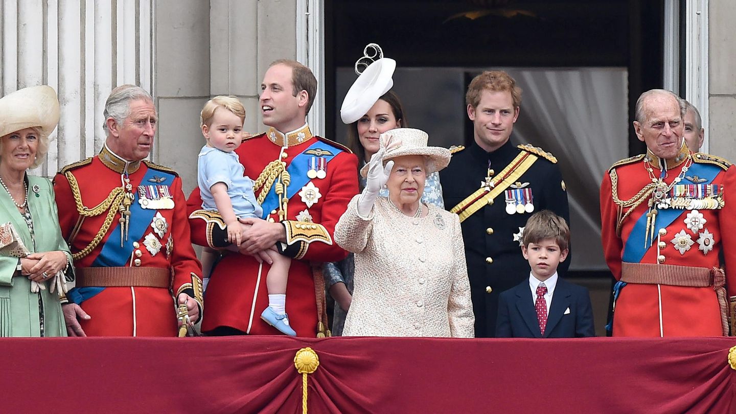 Camilla, junto a la familia Real británica en una imagen de archivo. (EFE)