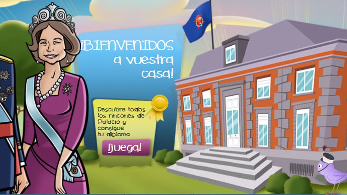 ¿Jugar al Trivial con el Rey? Zarzuela crea una web para niños con dibujos reales