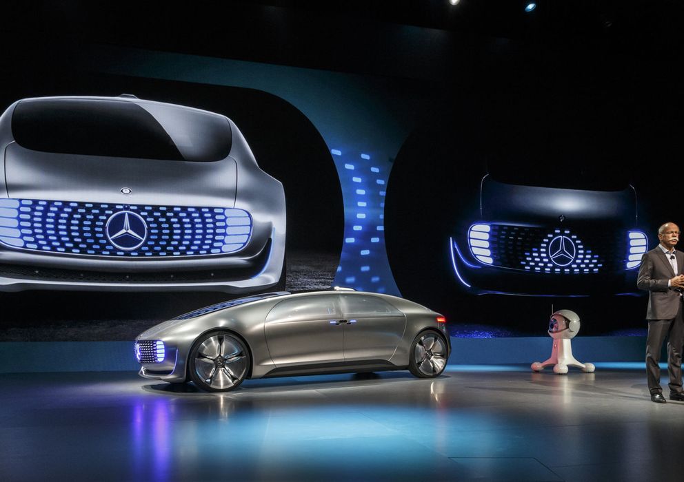 Foto: El Mercedes F015 Luxury in Motion presentado en el CES 2015.