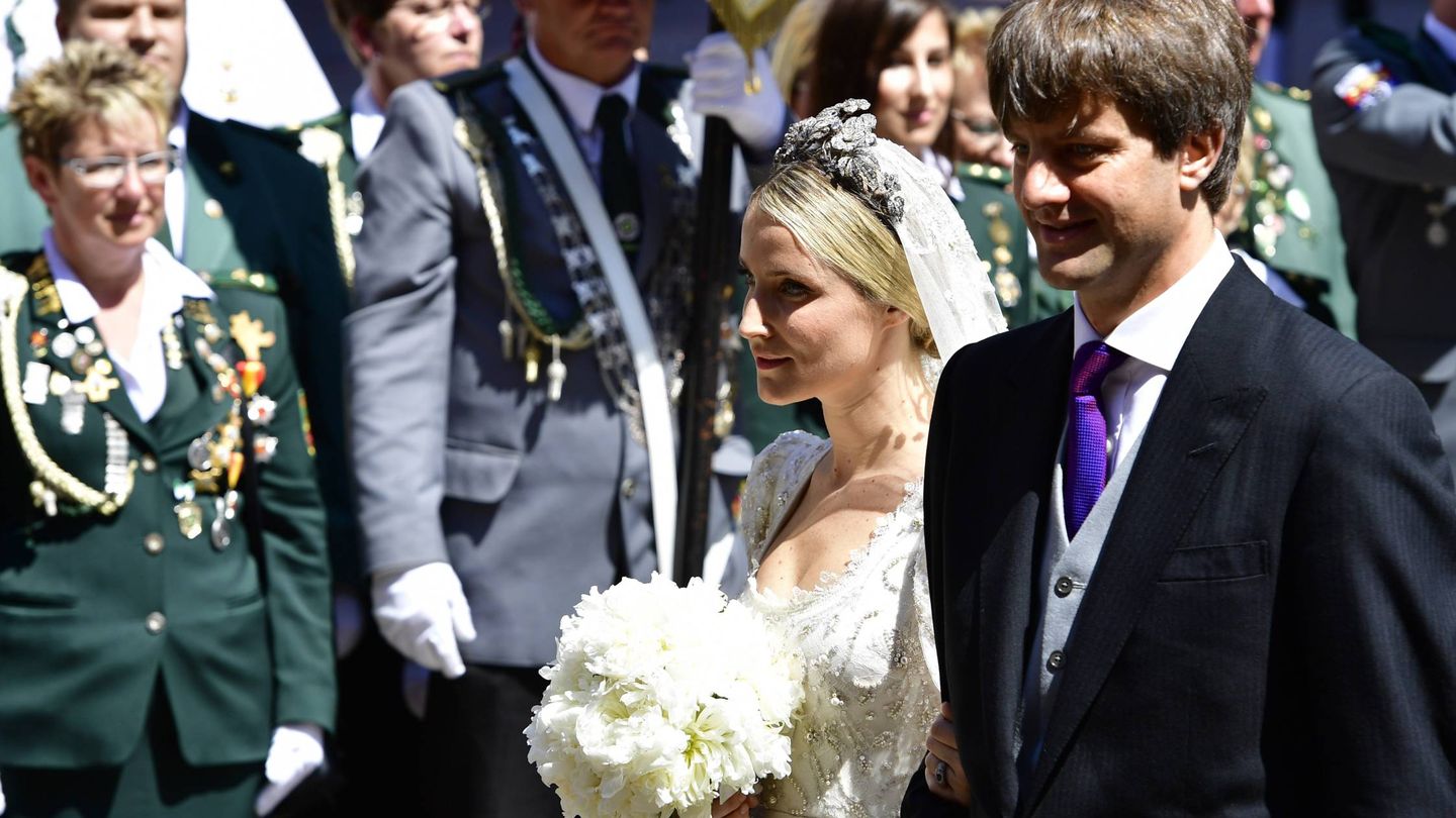 Ernesto de Hannover Jr, el día de su boda con Ekaterina Malysheva. (Getty)