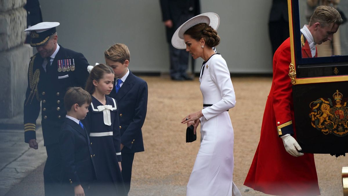 George, Louis y Charlotte: el mejor apoyo para su madre, Kate Middleton