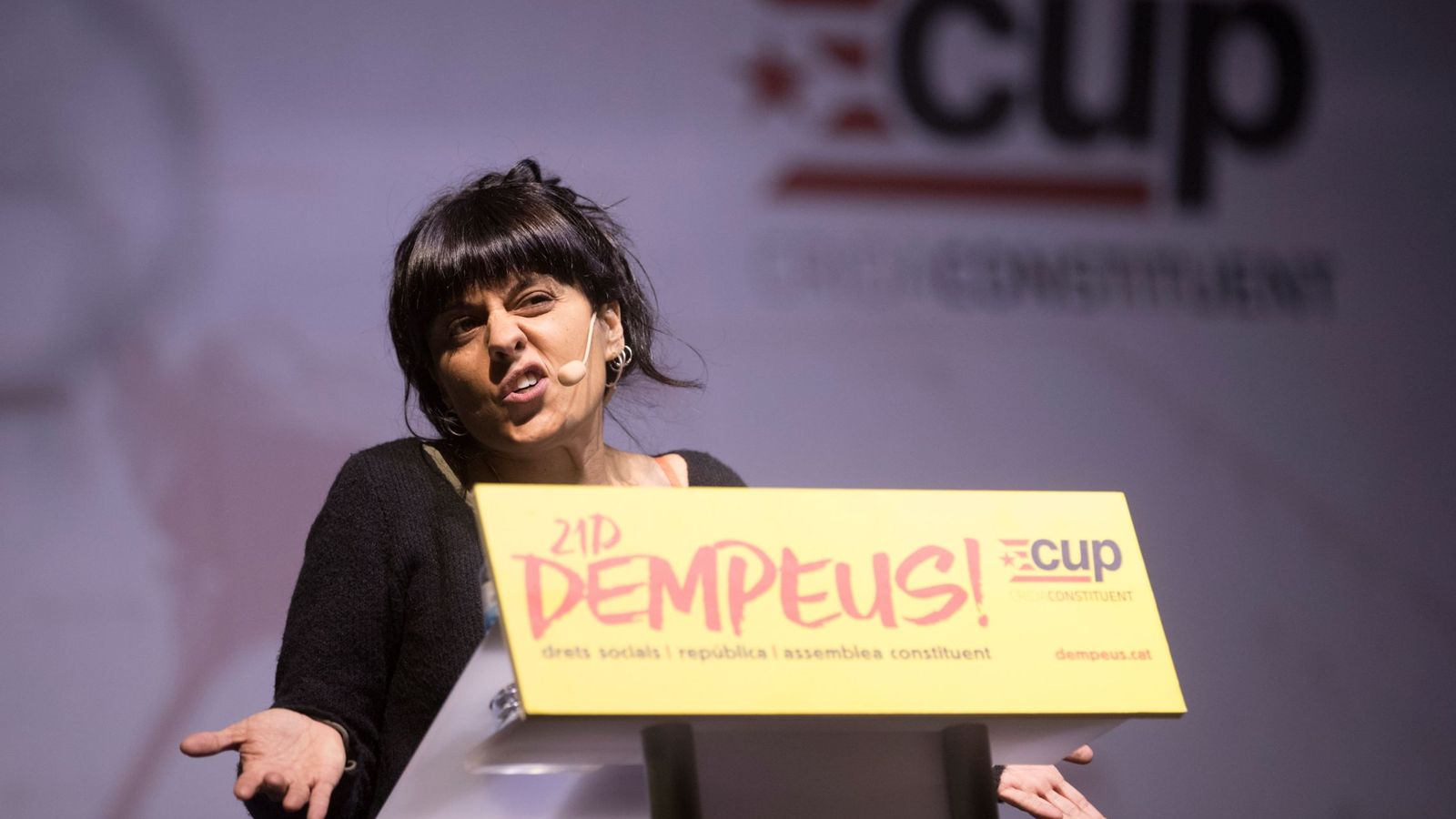 Foto: La exdiputada de la CUP, Anna Gabriel. (EFE)