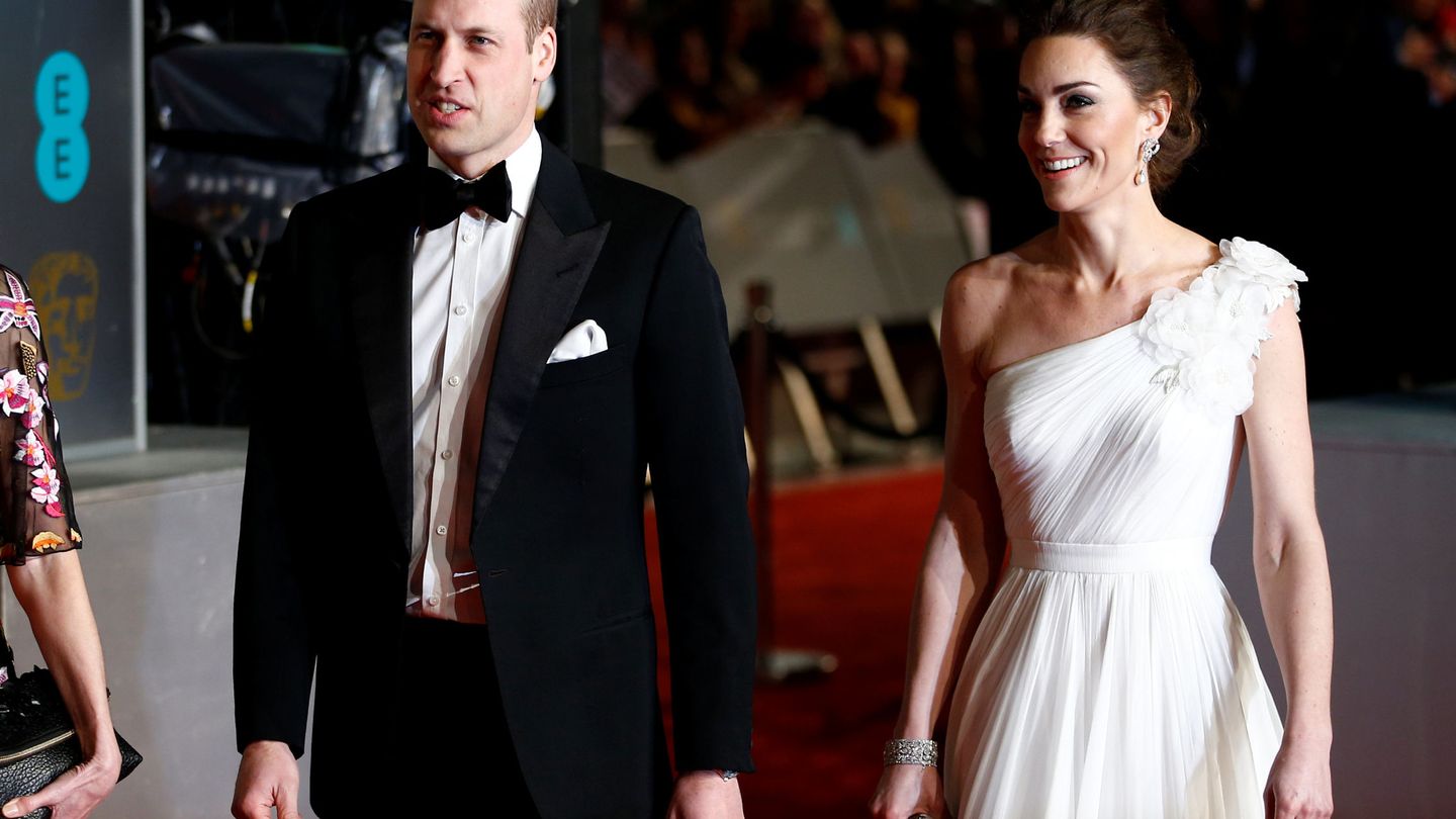 Los duques de Cambridge en la última edición de los premios BAFTA. (Reuters)