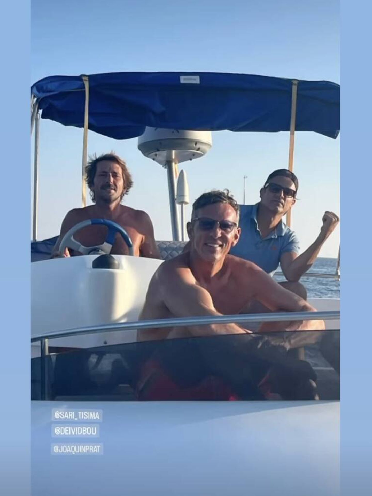 Joaquín Prat, durante sus vacaciones. (Instagram/ @joaquinprat)
