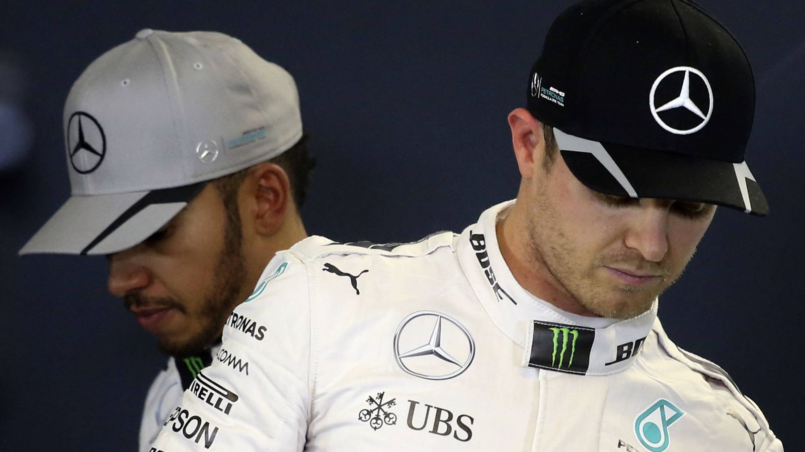 Foto: Nico Rosberg y Lewis Hamilton, aspirantes al título de 2016.