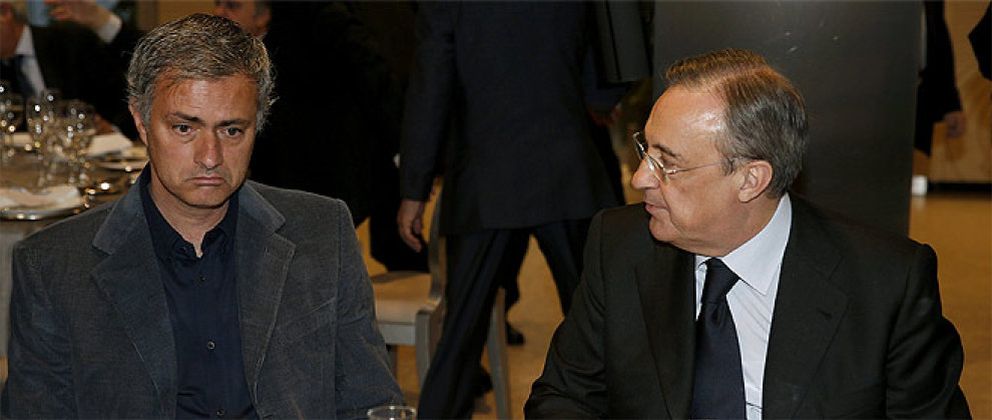Foto: Florentino Pérez y sus directivos, decepcionados con la actitud de Mourinho